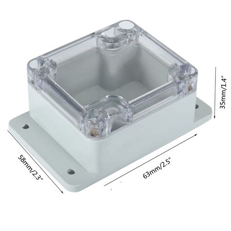 abs junction box electric project enclosure clear|Electrical ABS Junction Box IP66 Waterproof Electrical Enclosure .